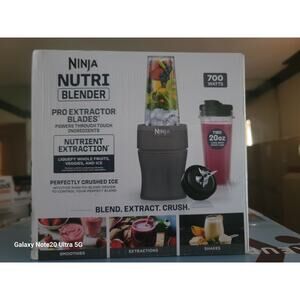 Ninja Nutri-Blender 20-Oz Personal Blender, (2) 20-Oz Dishwasher-Safe To-Go Cups